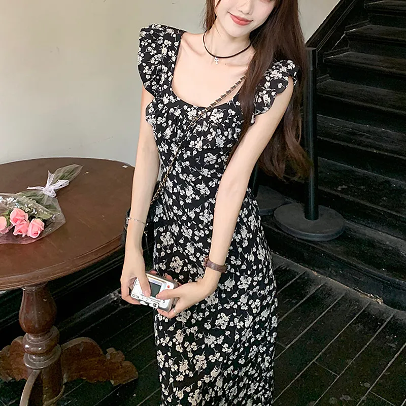 JOSR Sleeveless Dress Women's Black-3