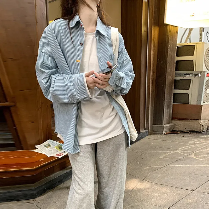 JOSR Denim Jackets Women's Blue-2