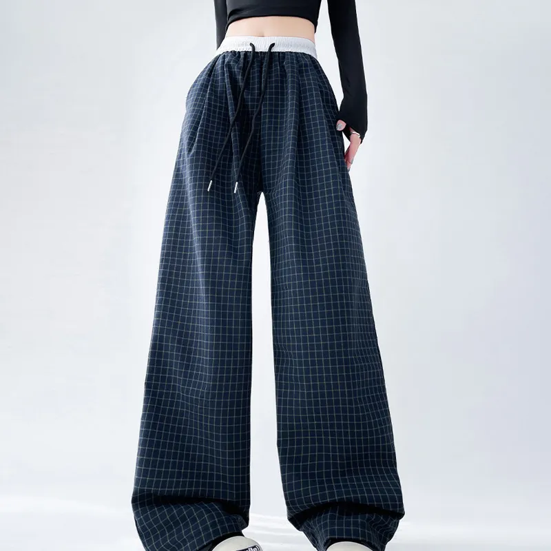 JOSR Casual Pants Women's Navy Blue-3