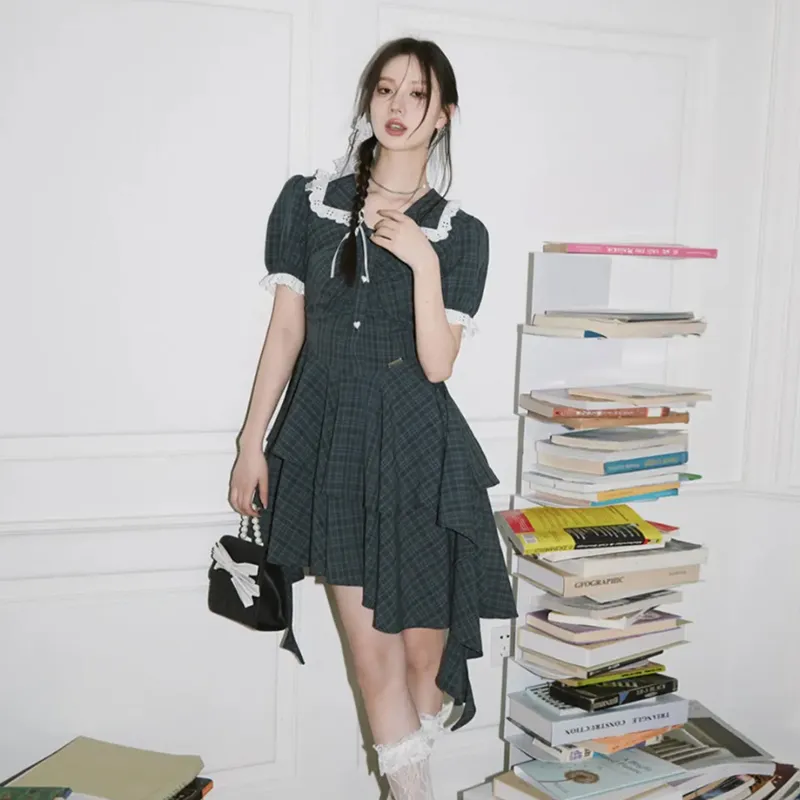JOSR Short Sleeved Dress Women's Dress-5