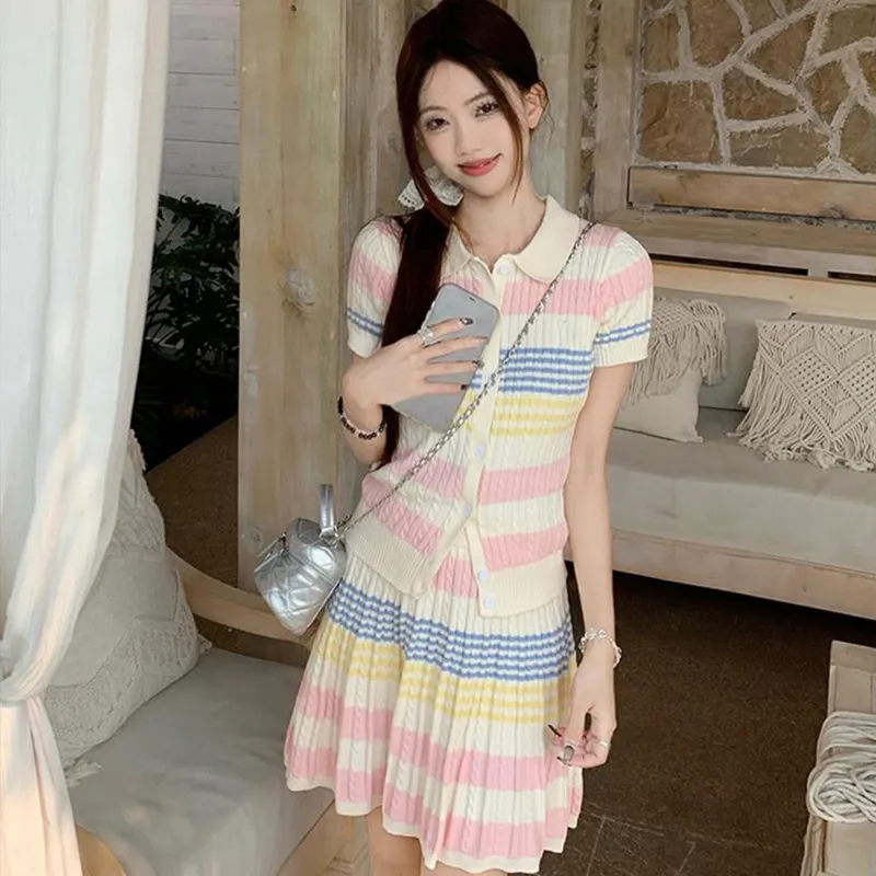 JOSR Two Piece Skirt Sets Women's-2