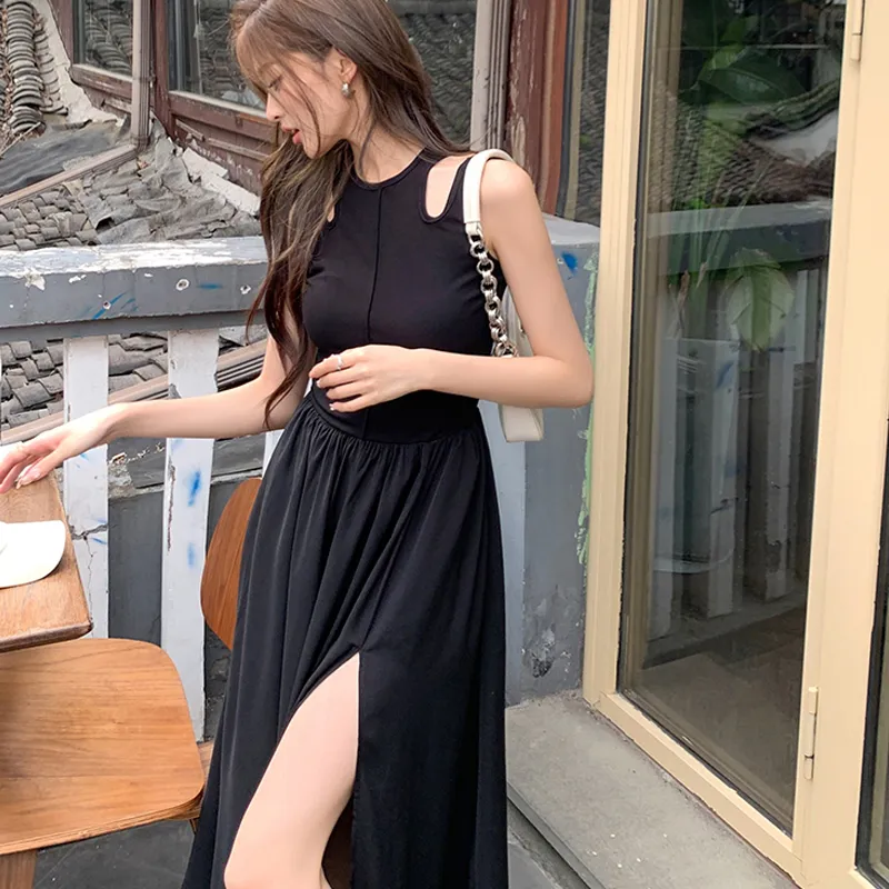 JOSR Sleeveless Dresses Women's Black-4