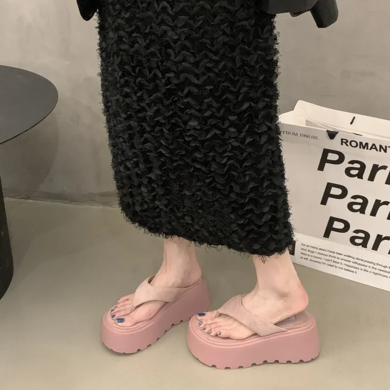 LXVB Rubber Sole Flip Flops Women's-18