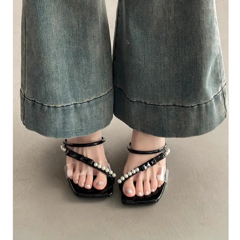 LXVB Rubber Sole Slip Resistant Slide Slippers Women's-10