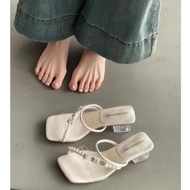LXVB Rubber Sole Slip Resistant Slide Slippers Women's-7