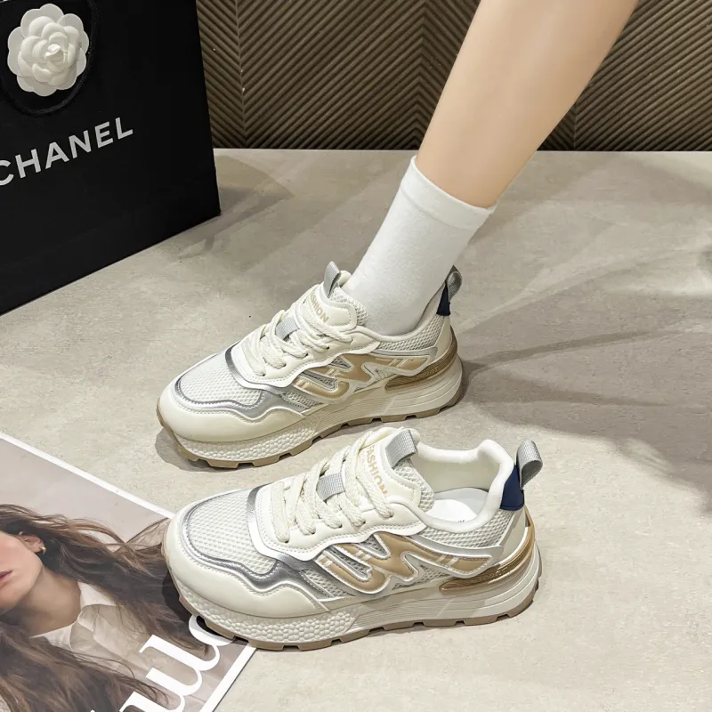LXVB Slip-Resistant Breathable Low-Top Casual Shoes Women's-1
