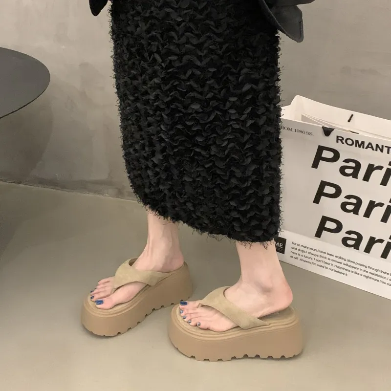 LXVB Rubber Sole Flip Flops Women's-10