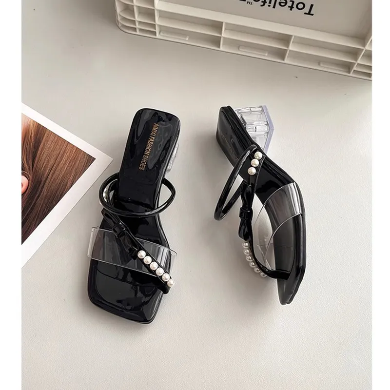 LXVB Rubber Sole Slip Resistant Slide Slippers Women's-12
