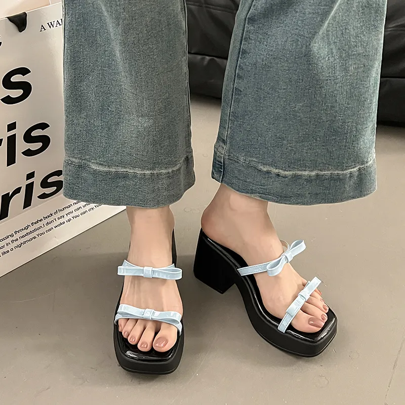 LXVB Rubber Sole Slip Resistant Slide Slippers Women's-1