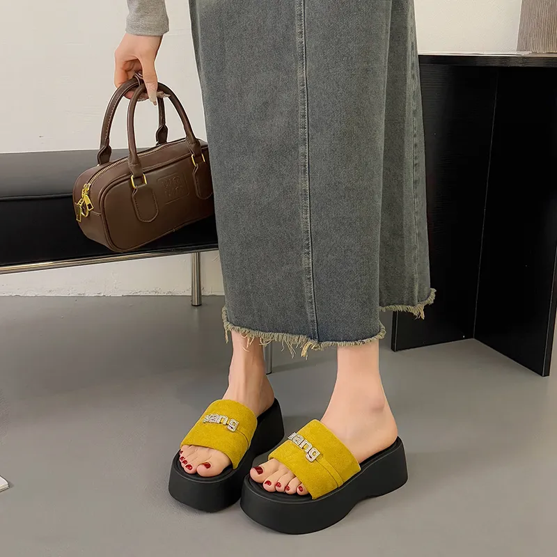 LXVB Slip Resistant Slide Slippers Women's-14
