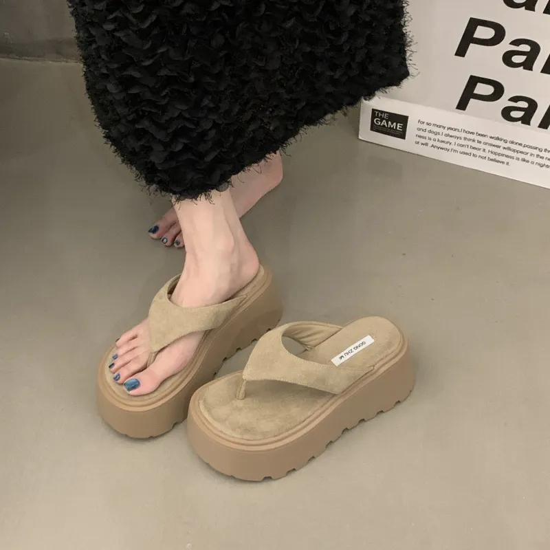LXVB Rubber Sole Flip Flops Women's-11