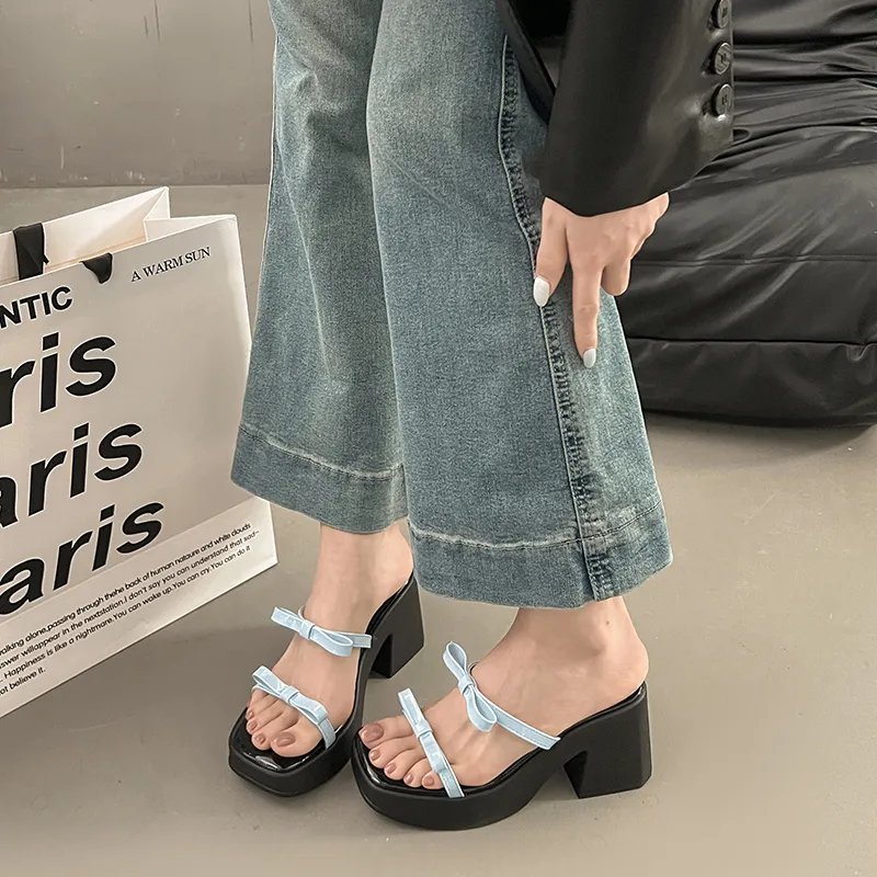 LXVB Rubber Sole Slip Resistant Slide Slippers Women's-2