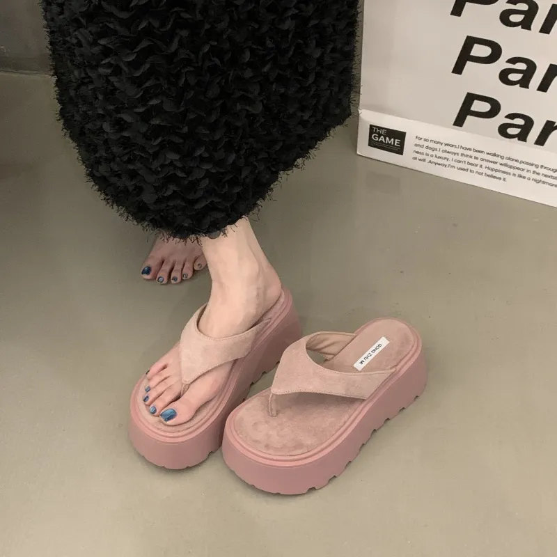 LXVB Rubber Sole Flip Flops Women's-19