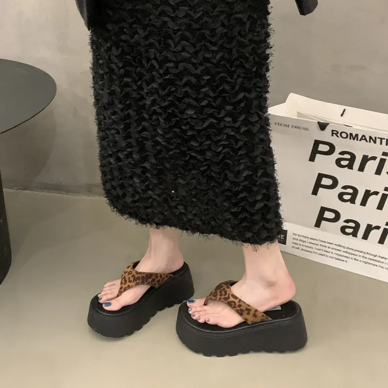 LXVB Rubber Sole Flip Flops Women's-14