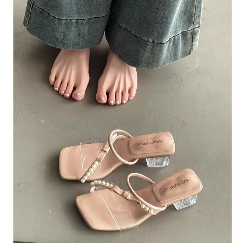 LXVB Rubber Sole Slip Resistant Slide Slippers Women's-2