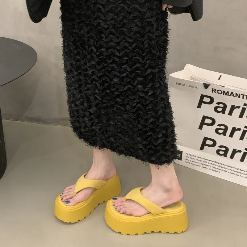 LXVB Rubber Sole Flip Flops Women's-6