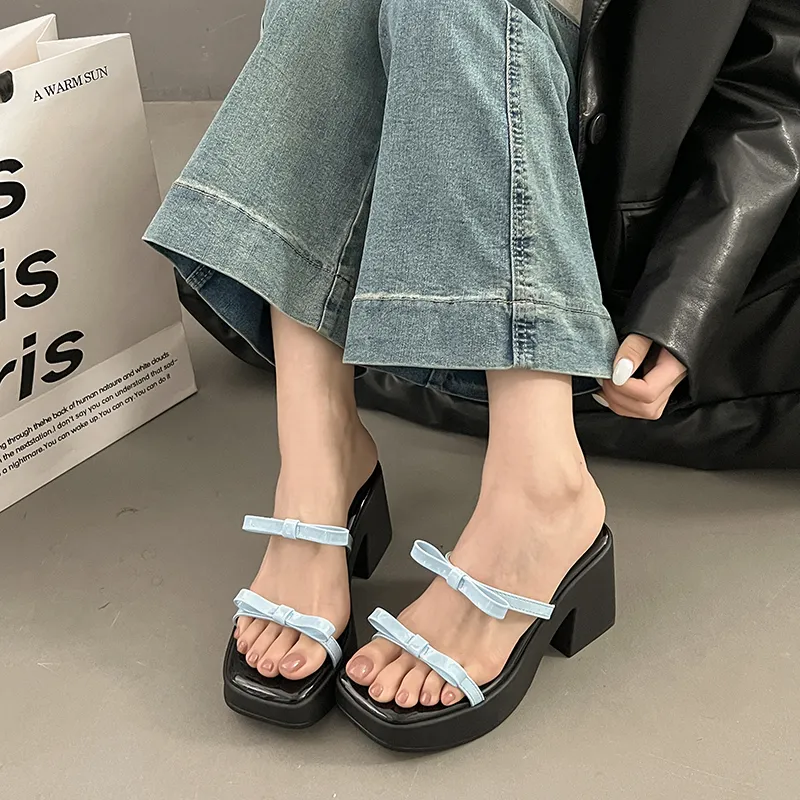 LXVB Rubber Sole Slip Resistant Slide Slippers Women's-3