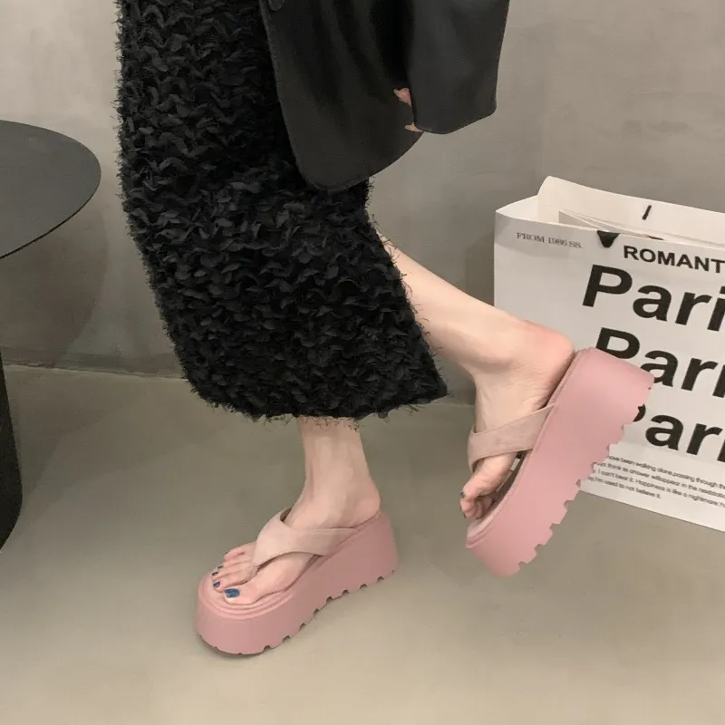 LXVB Rubber Sole Flip Flops Women's-17