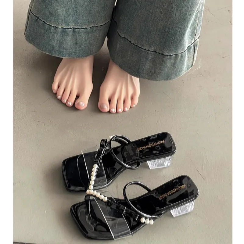 LXVB Rubber Sole Slip Resistant Slide Slippers Women's-11
