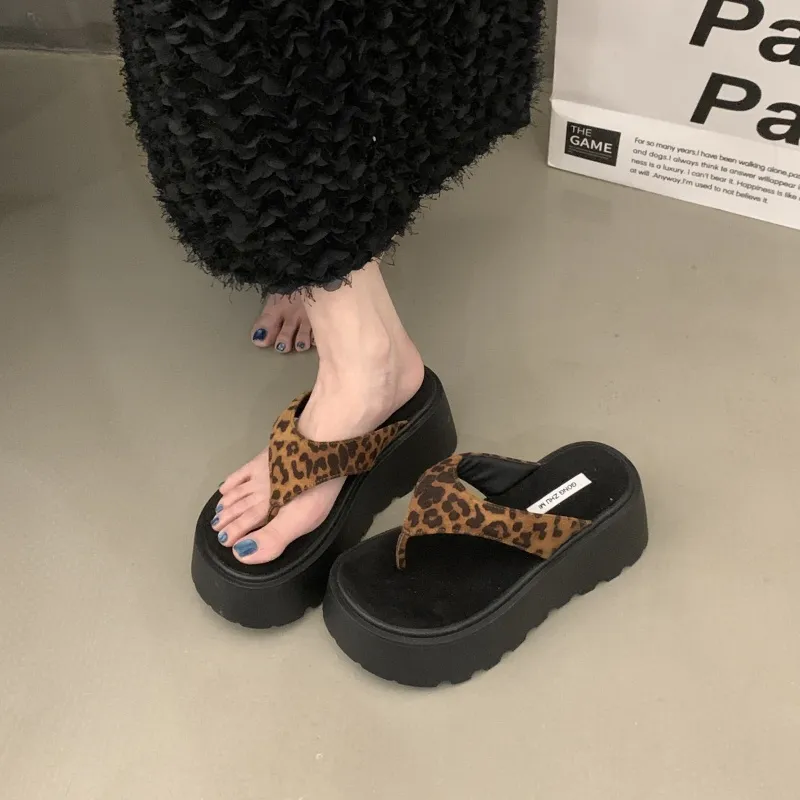 LXVB Rubber Sole Flip Flops Women's-15