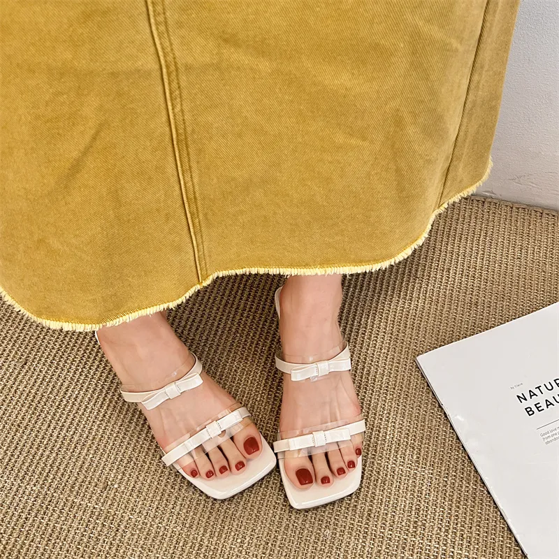 LXVB Rubber Sole Quiet Slide Slippers Women's-9