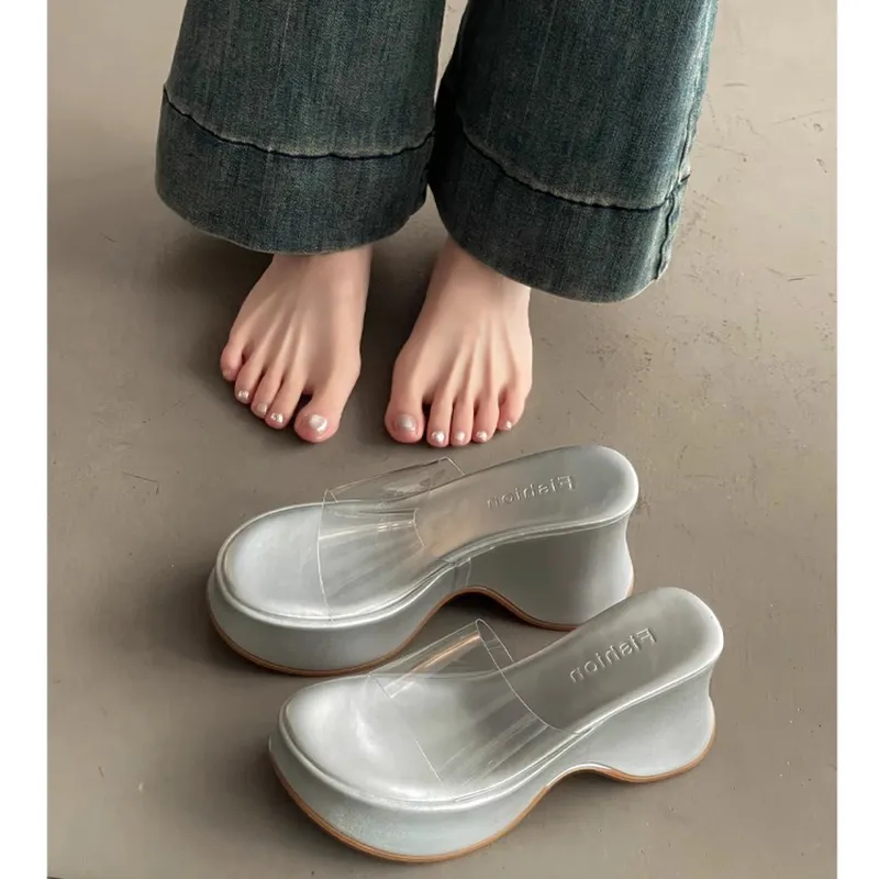 LXVB Rubber Sole Slip Resistant Slide Slippers Women's-7