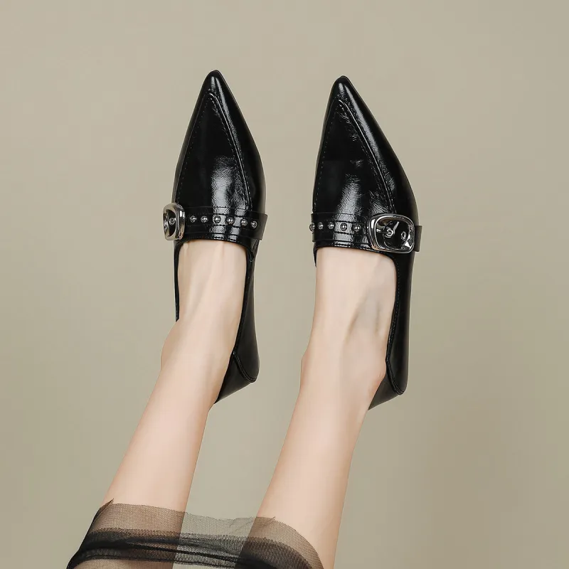FOXER Slim Heel High Heels Women's-3