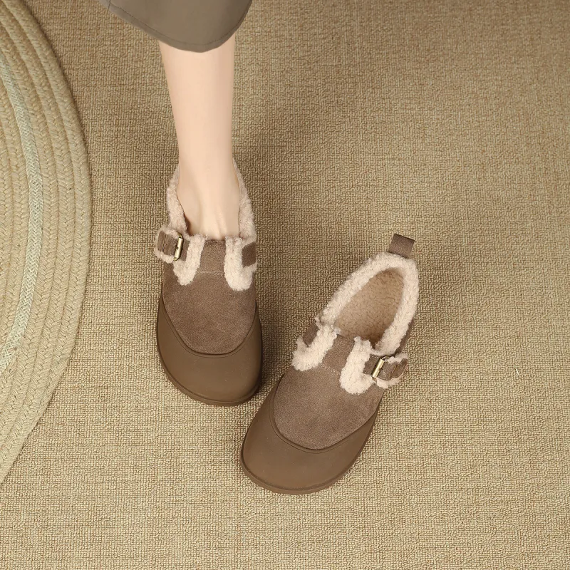 FOXER Birkenstock Insulated Shoes Women's Casual Shoes Women's-4