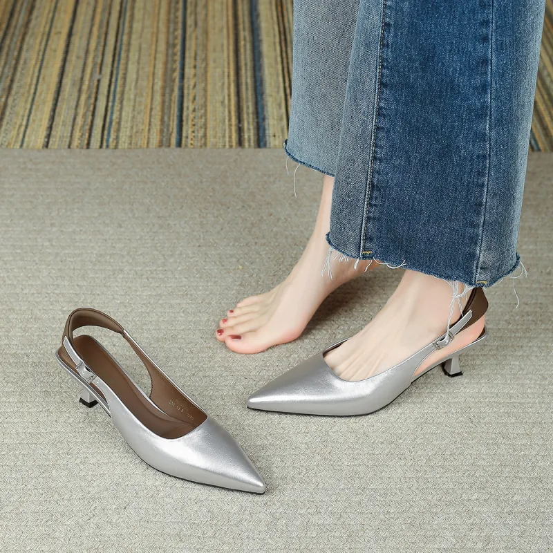 FOXER Slim Heel High Heels Women's-8