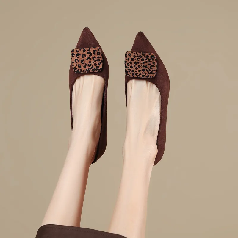 FOXER Chunky Heel High Heels Women's-8