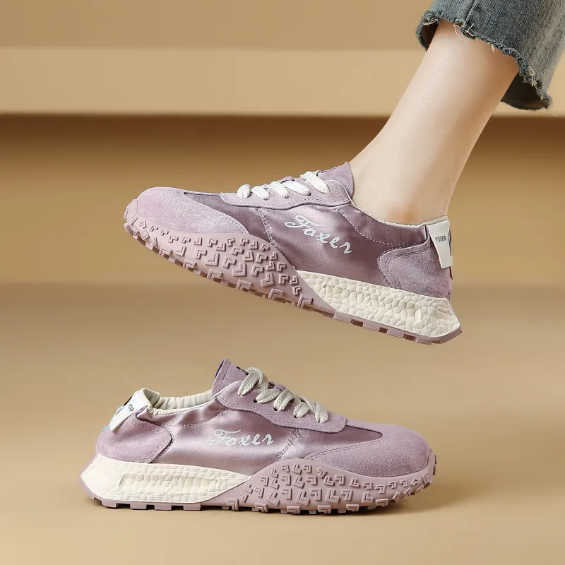 FOXER Slip Resistant, Abrasion Resistant, Breathable, Quick Dry Low Top Casual Shoes Women's-14