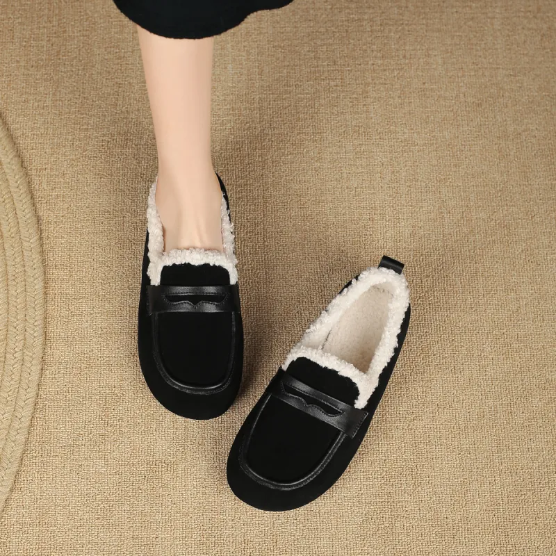 FOXER Birkenstock Insulated Shoes Women's Casual Shoes Low Heel Women's-8