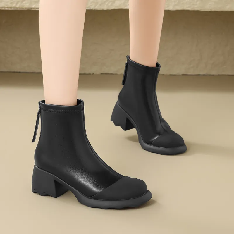 FOXER Ankle Boots Women's Brown-2