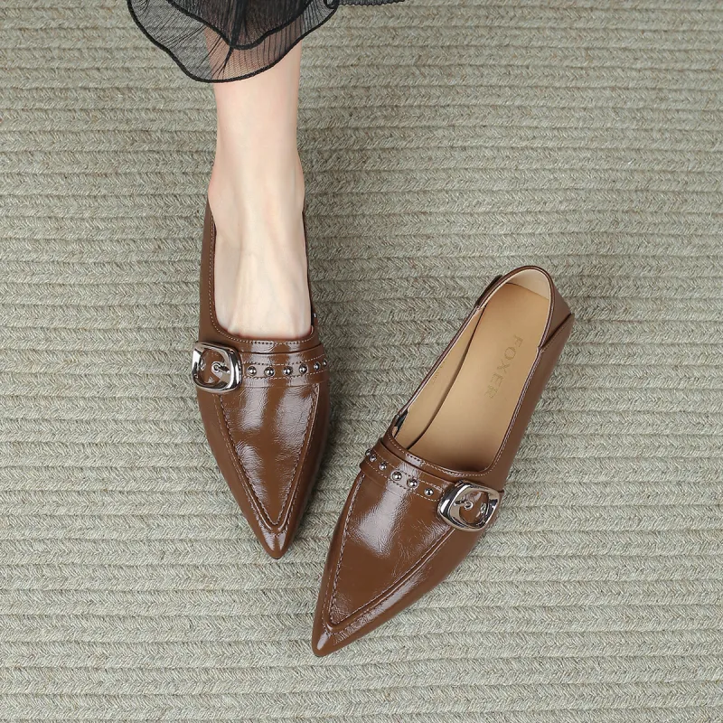 FOXER Slim Heel High Heels Women's-15