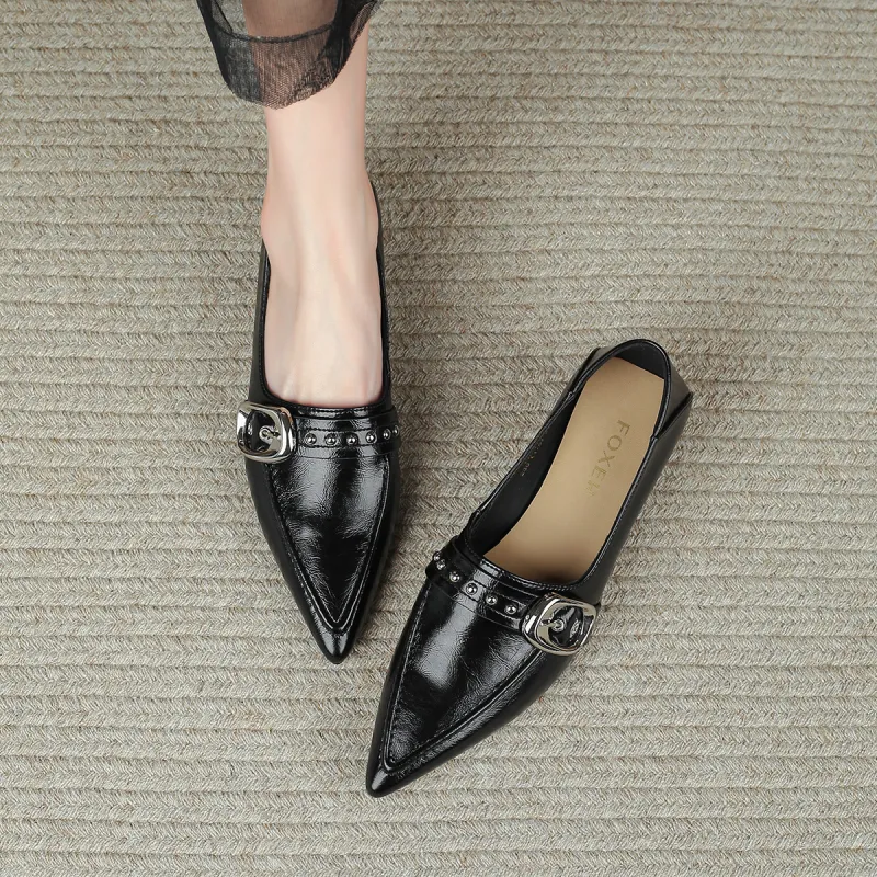 FOXER Slim Heel High Heels Women's-6