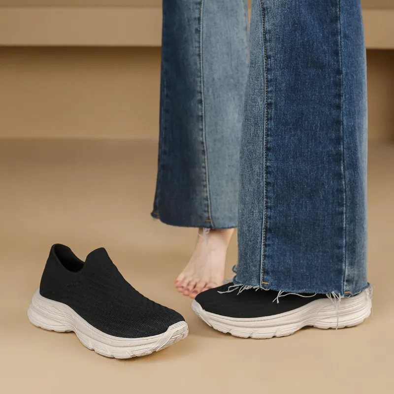 FOXER Anti Slip And Wear Resistant Lightweight Low Top Casual Shoes Women's-5