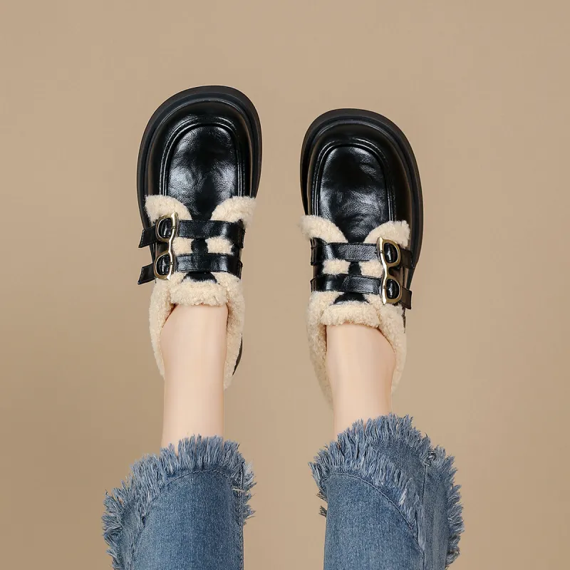FOXER Loafers Chunky Heel Women's-1