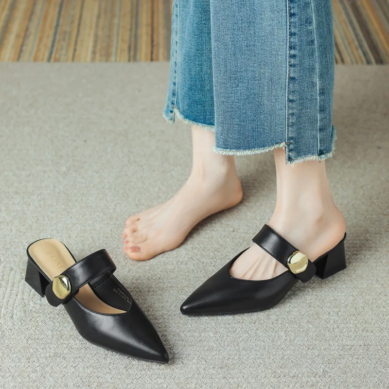 FOXER Abrasion Resistant Slip Resistant Closed Toe Slippers Women's-3