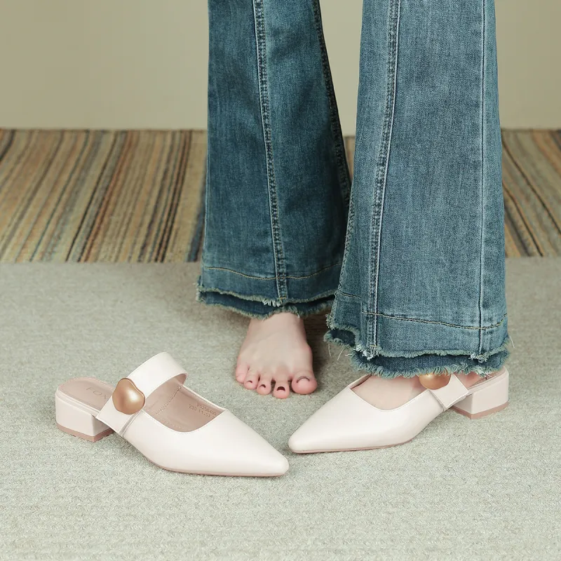 FOXER Slip Resistant Abrasion Resistant Closed Toe Slippers Women's-6
