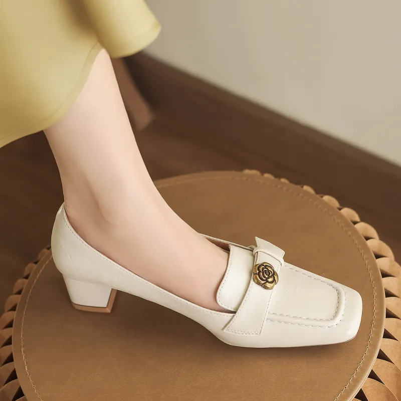 FOXER Loafers Women's Black/Beige-8