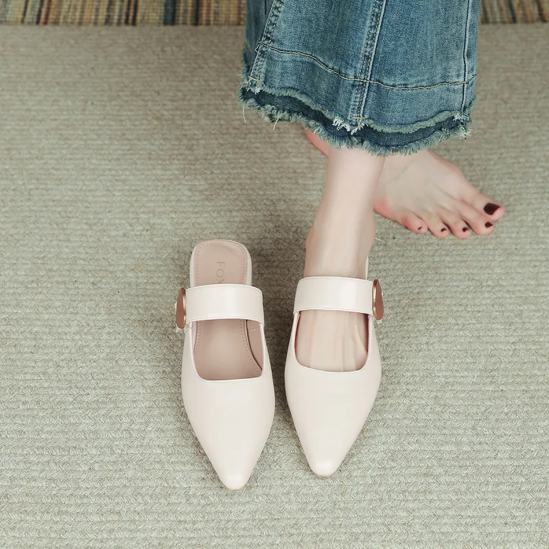 FOXER Slip Resistant Abrasion Resistant Closed Toe Slippers Women's-7