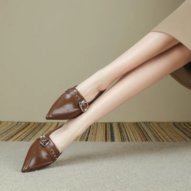 FOXER Slim Heel High Heels Women's-13