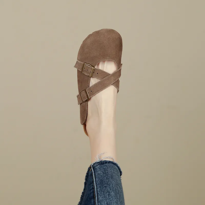 FOXER Abrasion Resistant Closed Toe Slippers Women's-11