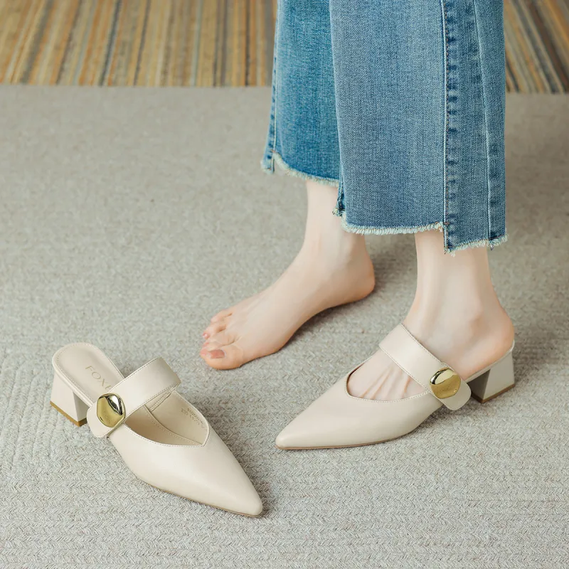 FOXER Abrasion Resistant Slip Resistant Closed Toe Slippers Women's-9