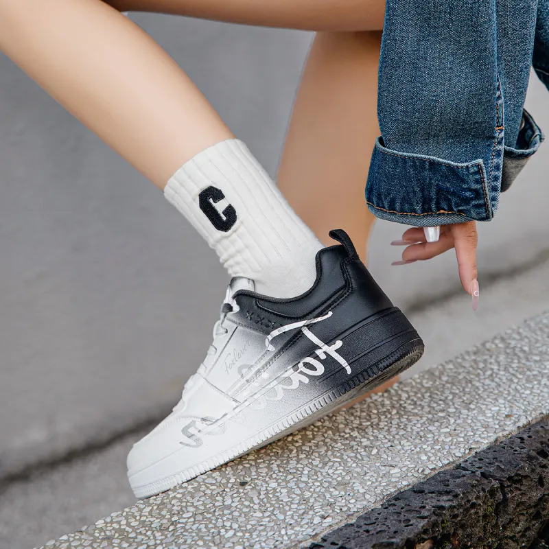 FOXER Wear-resistant And Lightweight Low-Top Skateboard Shoes Unisex-21