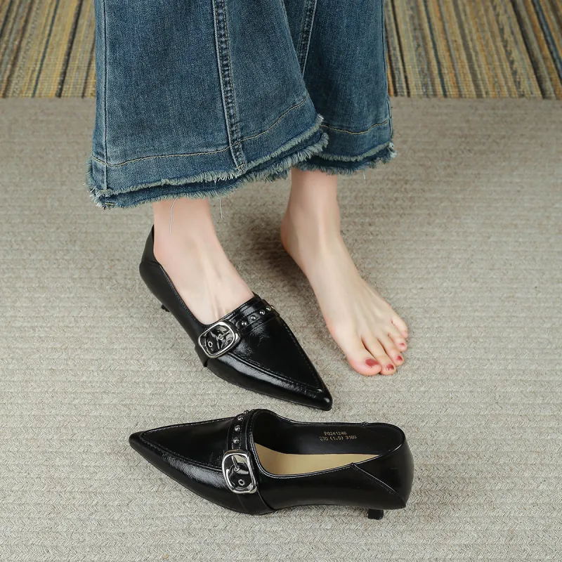 FOXER Slim Heel High Heels Women's-2