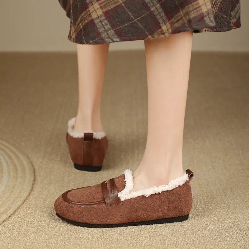 FOXER Birkenstock Insulated Shoes Women's Casual Shoes Low Heel Women's-1
