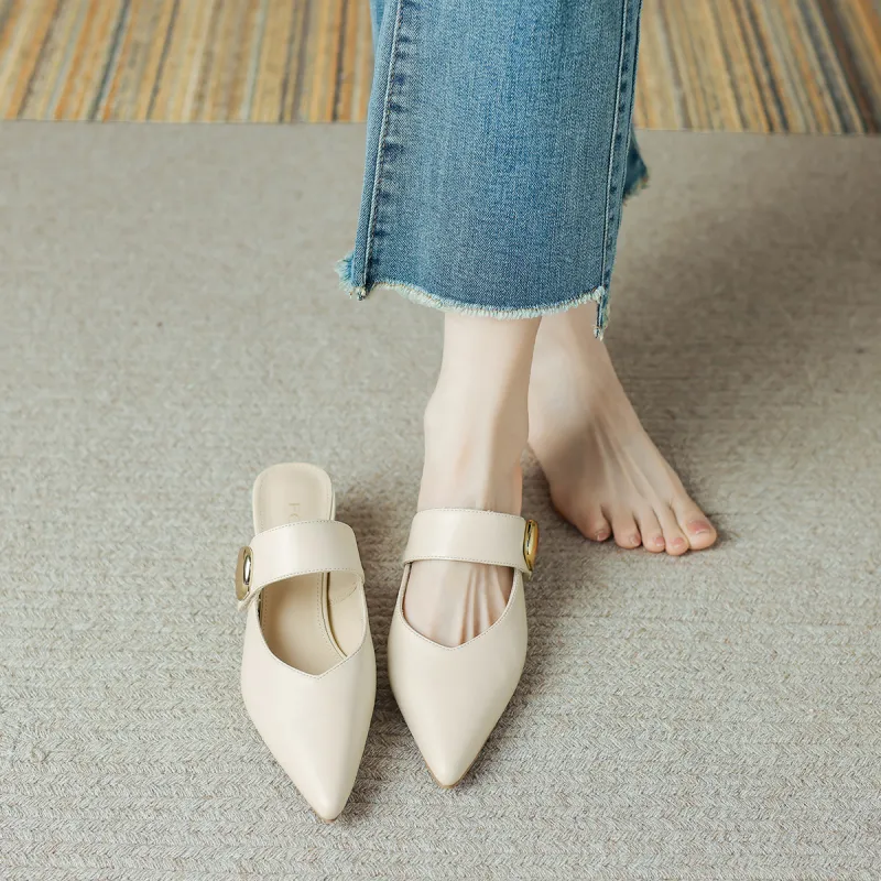 FOXER Abrasion Resistant Slip Resistant Closed Toe Slippers Women's-8
