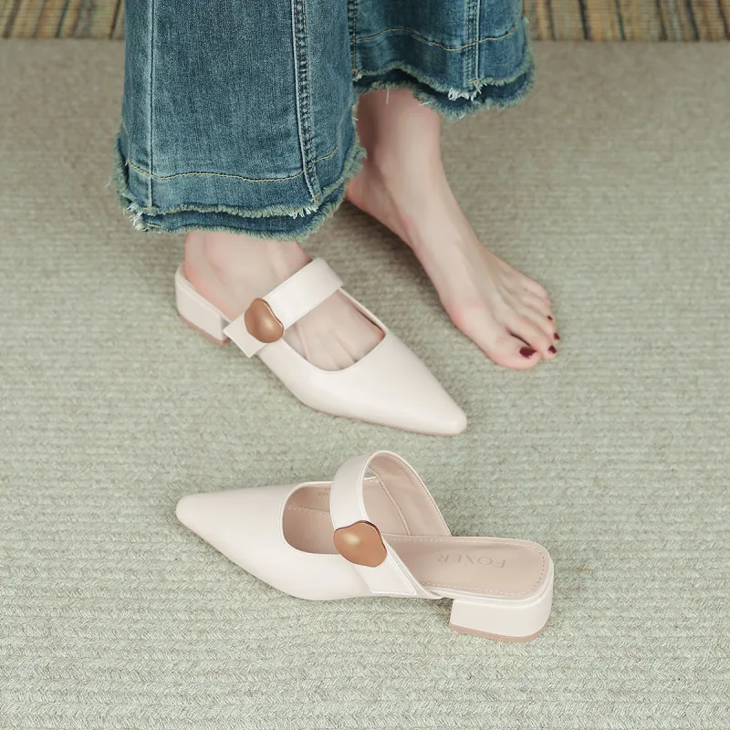 FOXER Slip Resistant Abrasion Resistant Closed Toe Slippers Women's-8