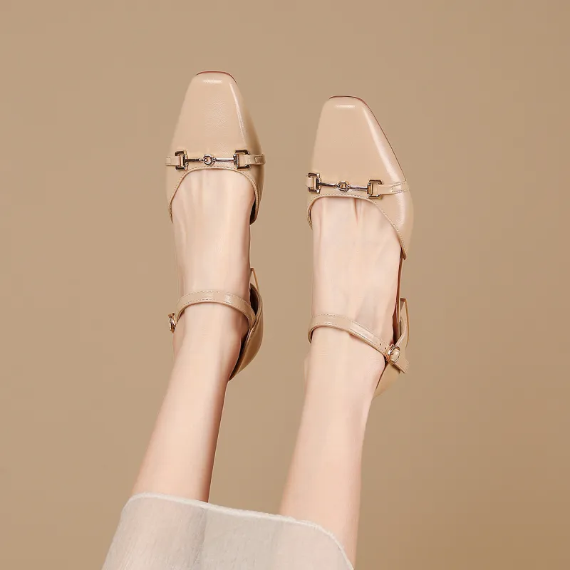 FOXER Block Heel High Heels Women's-12